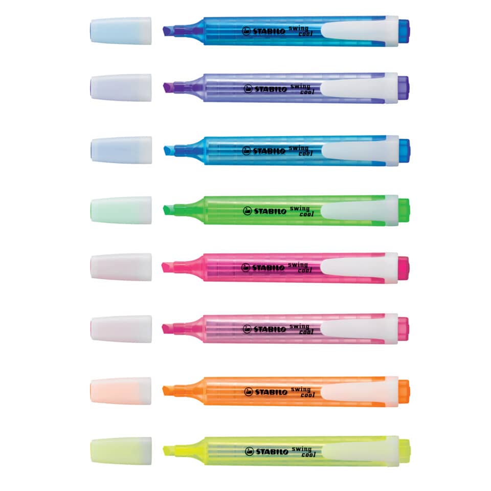 highlighter, marker, neon, multicolor, fluo