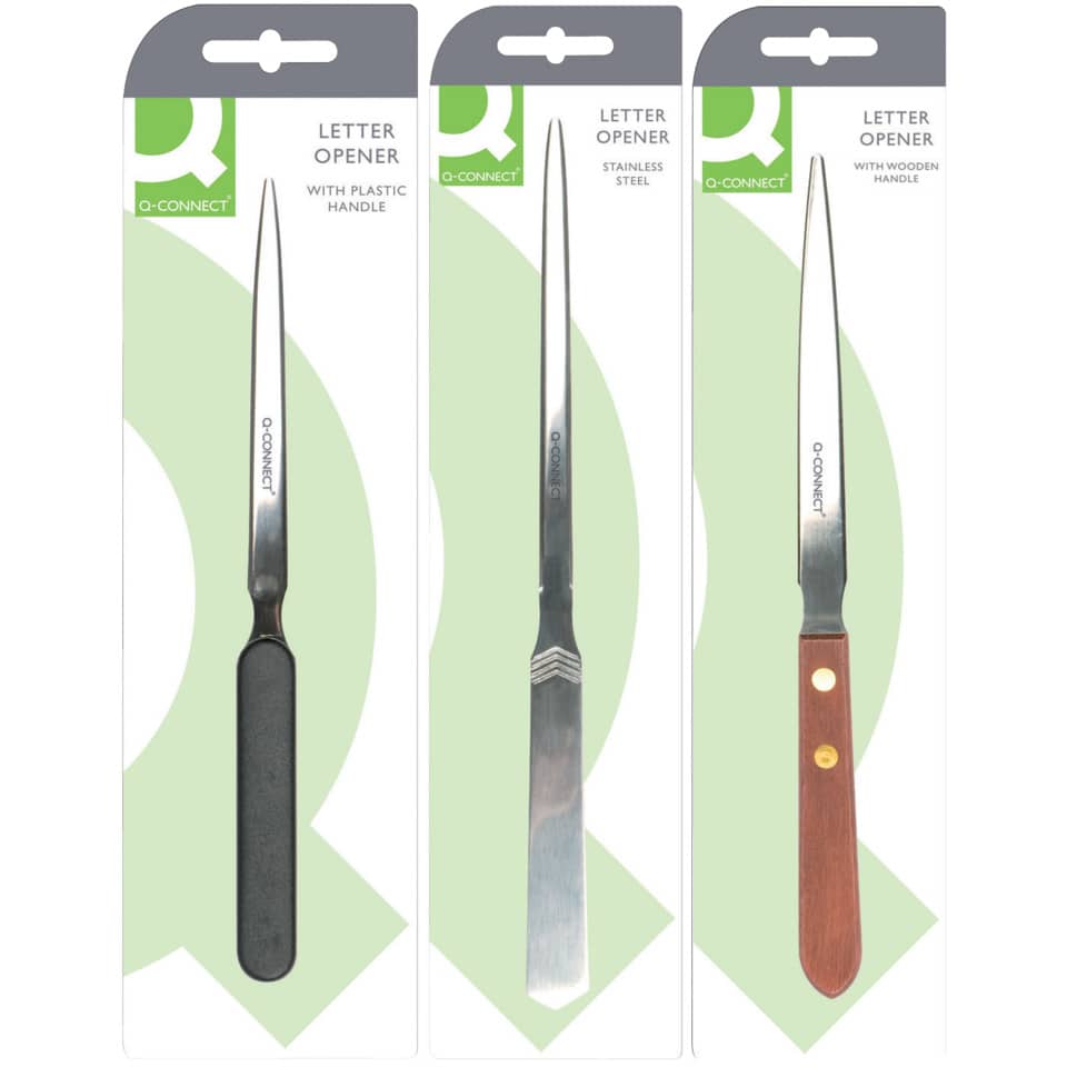 Käsemesser, Schinkenmesser, Brieföffner, Stahlklinge, Holzgriff