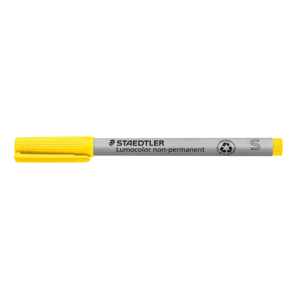 Marker, Stift, Whiteboard-Stift, Lumocolor, Nicht permanent, Marker, Permanent marker, Gelber Deckel, Lumocolor, Staedtler