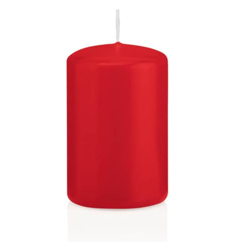 Stumpenkerze, 80x50mm, rot  218108.001