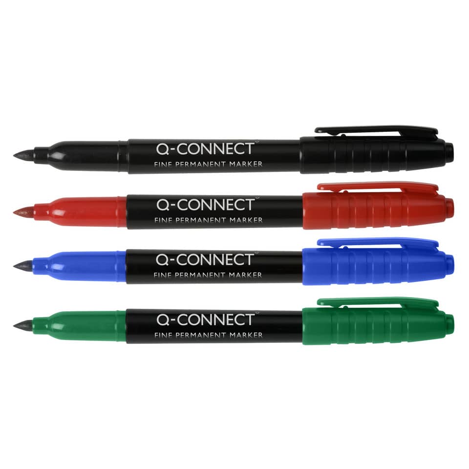 Marker, Permanentmarker, Filzstift, Q-CONNECT, Stift