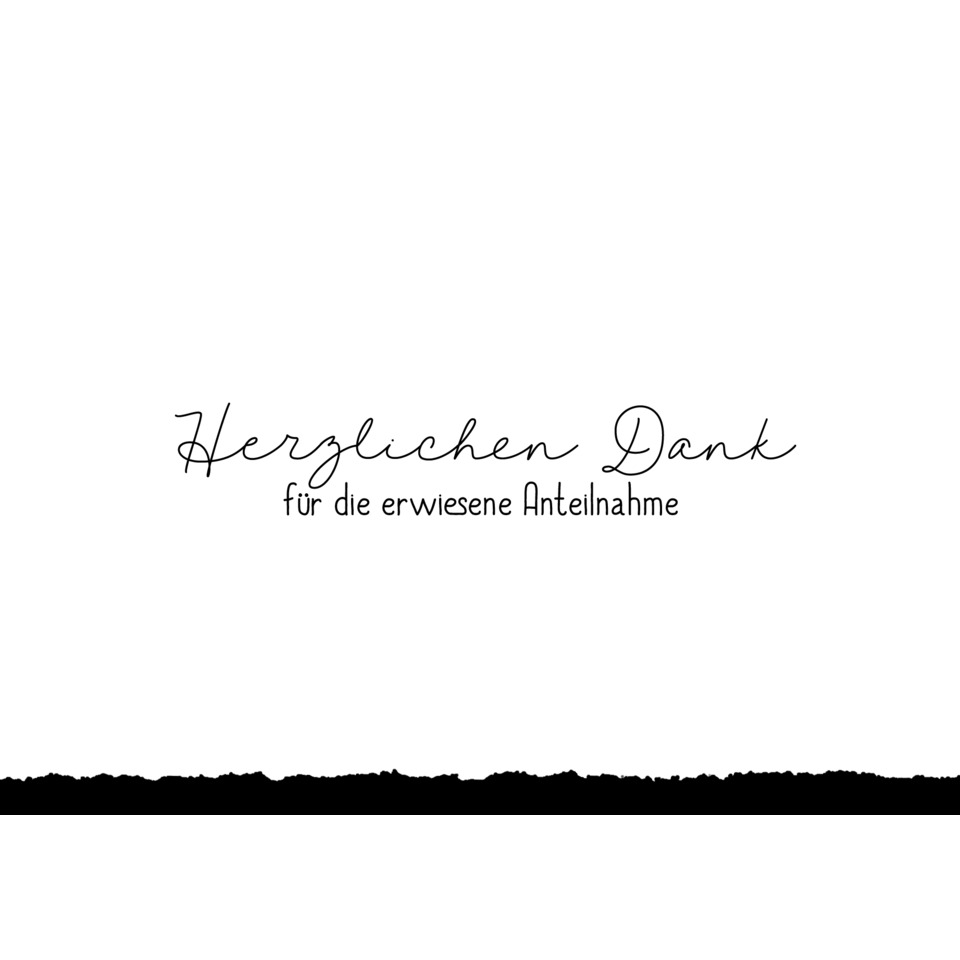danke, handgeschrieben, karte, notiz, schwarzer streifen