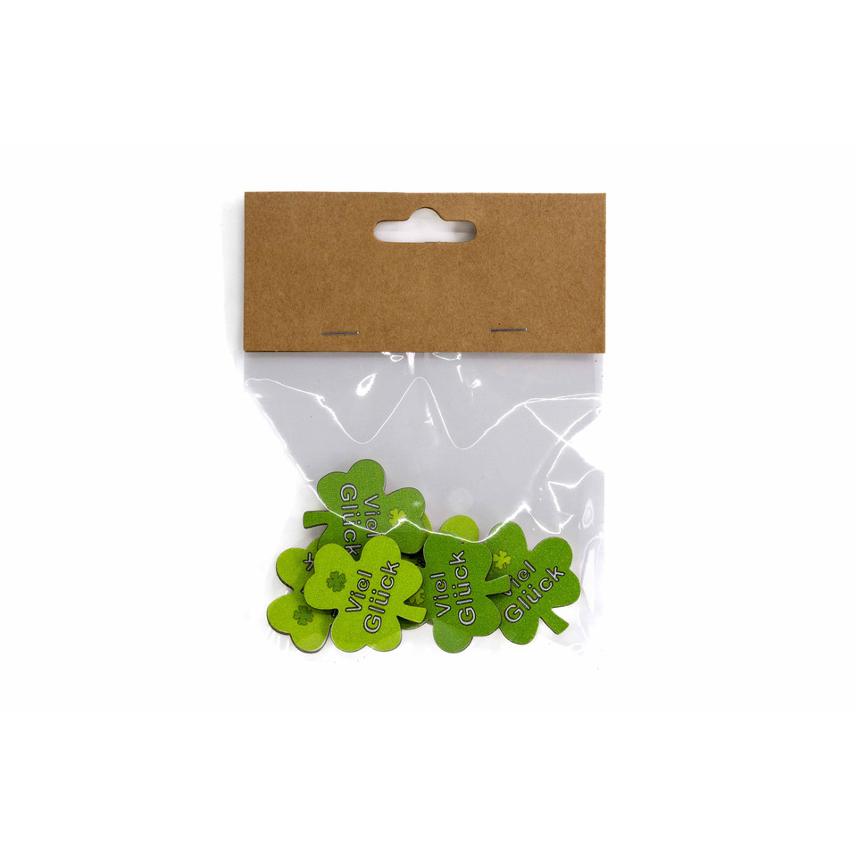 Aufkleber, Vierblättriges-Kleeblatt, Grün, Klee, Shamrock