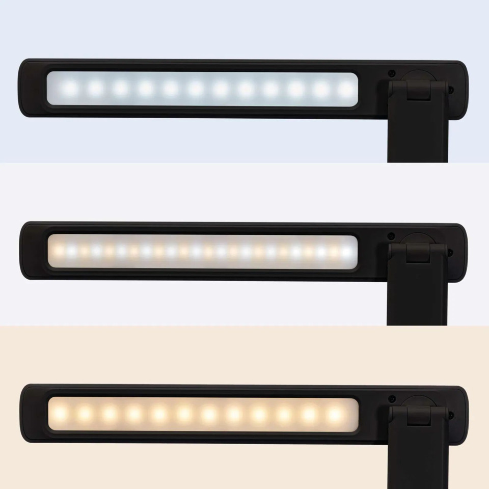 LED-Leuchte, Barleuchte, Schreibtischleuchte, Klemmlampe, dimmbares Licht
