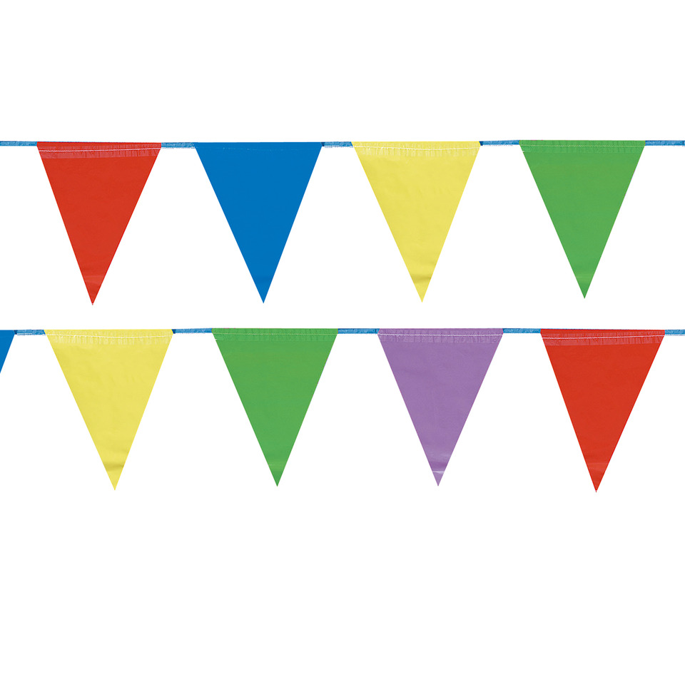 Girlanden, Bunte Fahnen, Wimpelkette, Banner, Dekoration