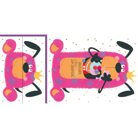 Dekoration für Zuhause, Kunst, Grafiken, Grußkarte, Post