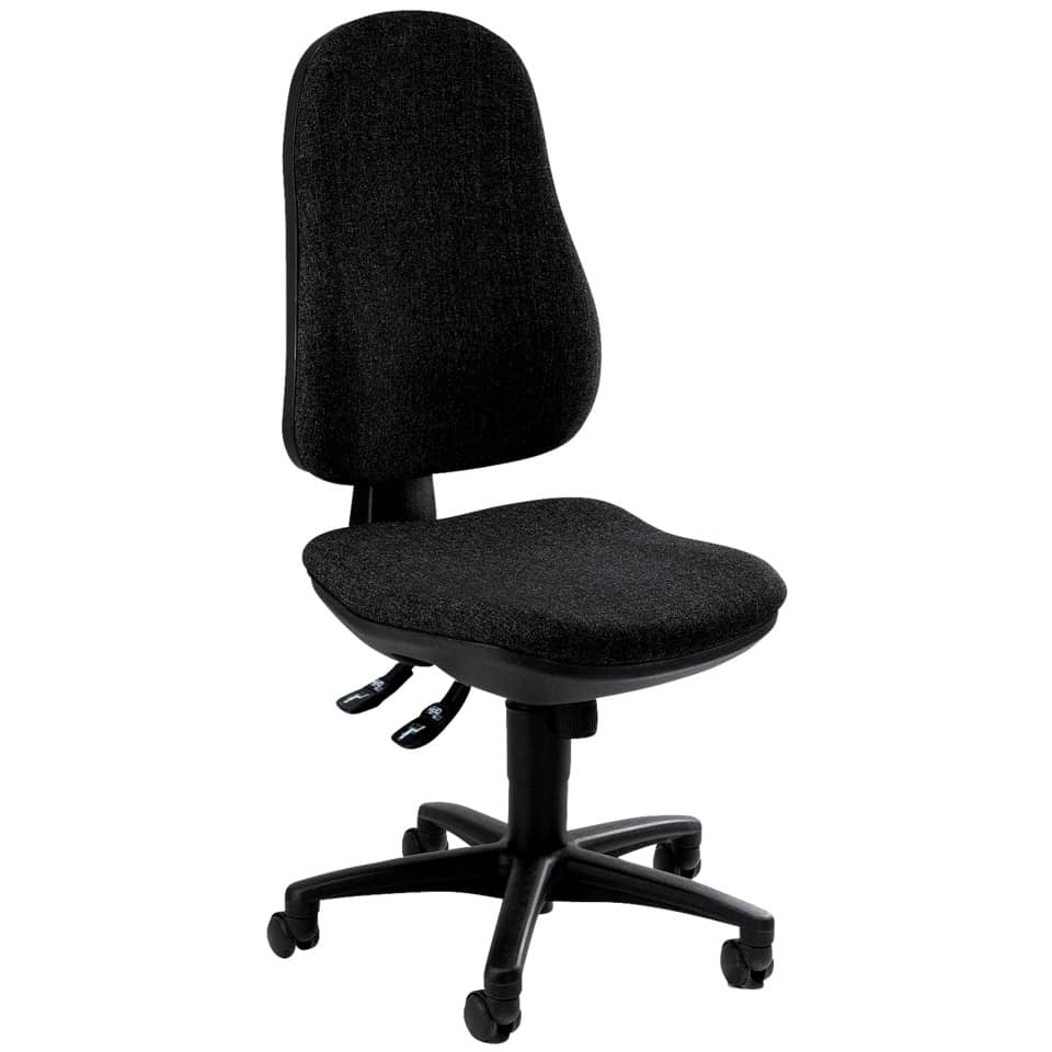 Bürostuhl, Garnitur, Schwarz, Mesh-Stuhl, Rollenstuhl