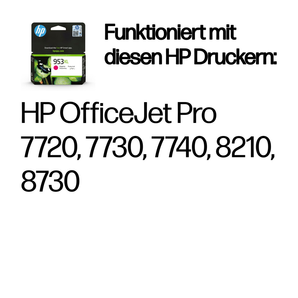 Tintenpatrone, Magenta, HP, Druckerpatrone, XL