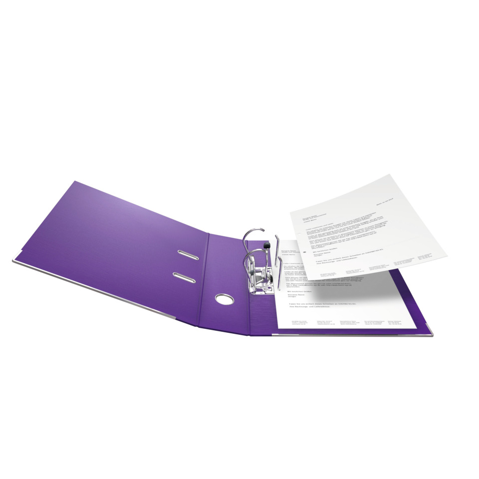 Binders, Ringbuch, Ablagesystem, Lila, Datenordner
