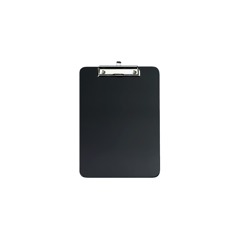 Clipboard, Clip, Schreibunterlage, schwarz, Metallclip