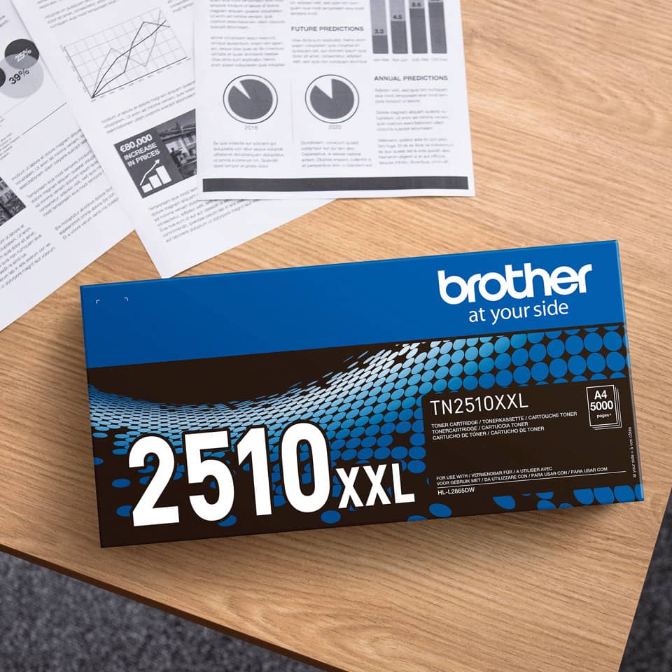 Tonerpatrone, 2510 XXL, Brother, A4, 5000 Seiten