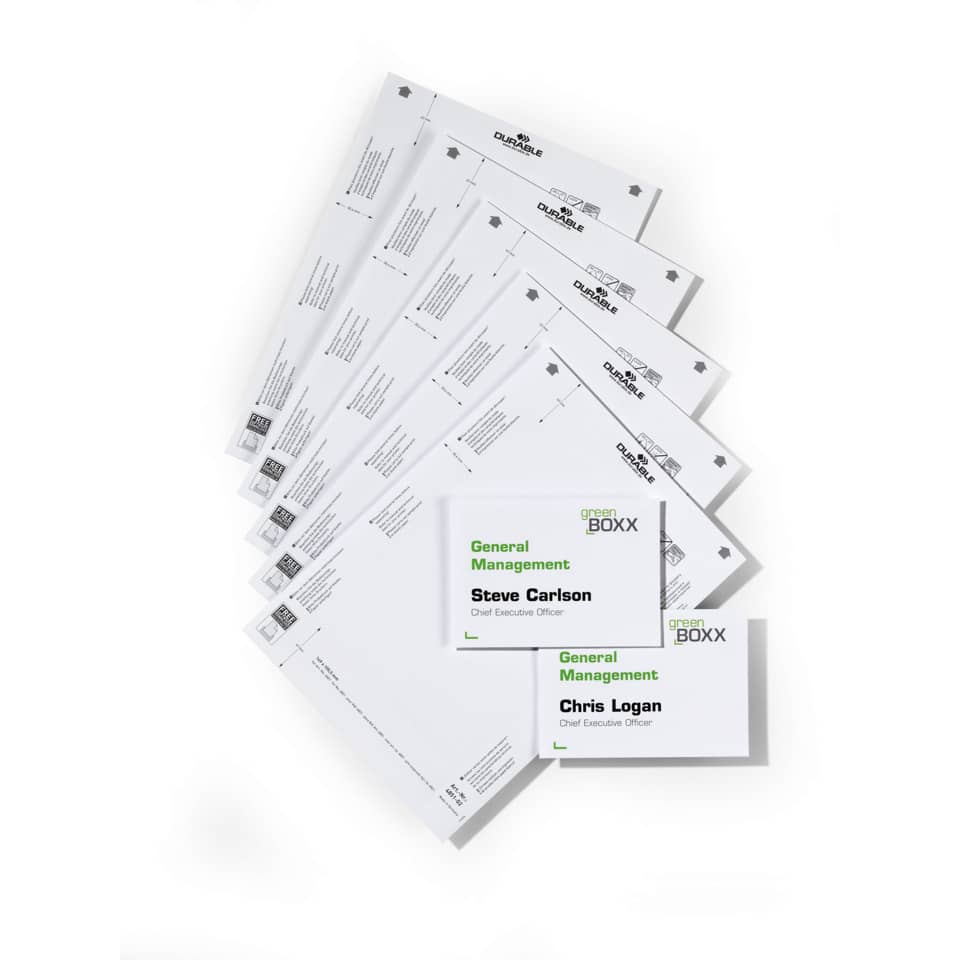 Visitenkarten, Bürobedarf, Business Cards, General Management, Green Boxx