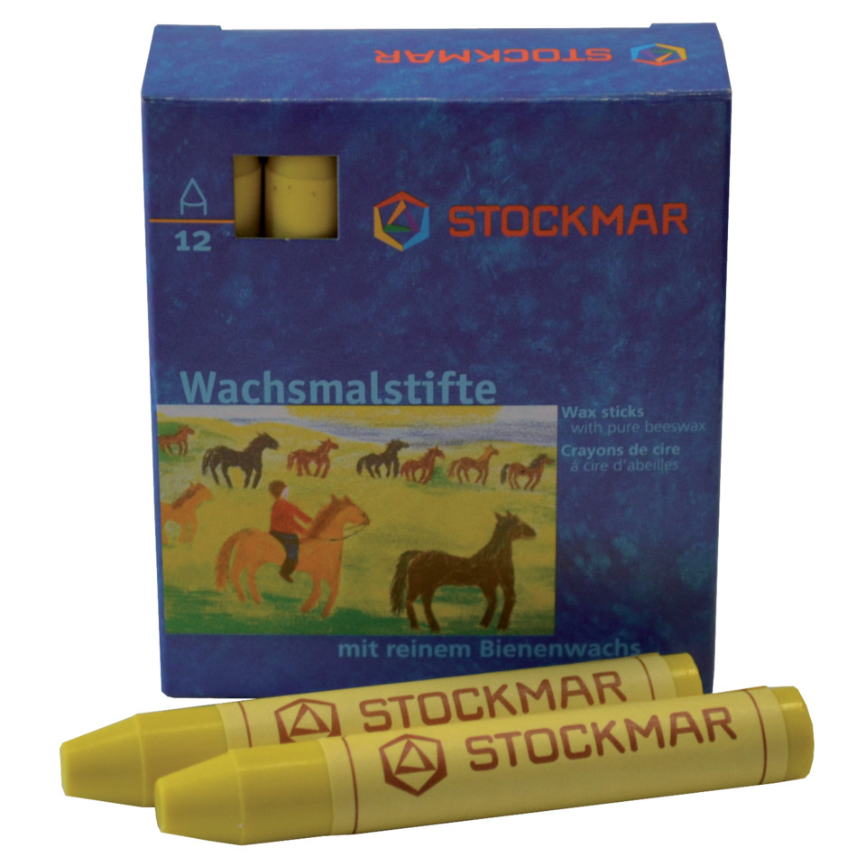 Wachsmalstifte, WaxSticks, Gelbstift, Kinderzeichnen, Beeswax Crayons