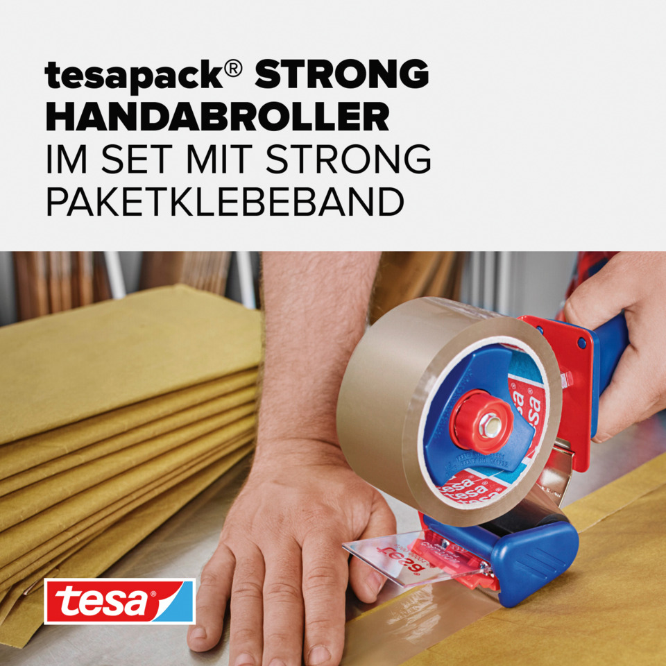 Verpackungsklebeband, Klebebandspender, Transparentes Klebeband, Kartonnage Versiegelung, Handklebebandspender