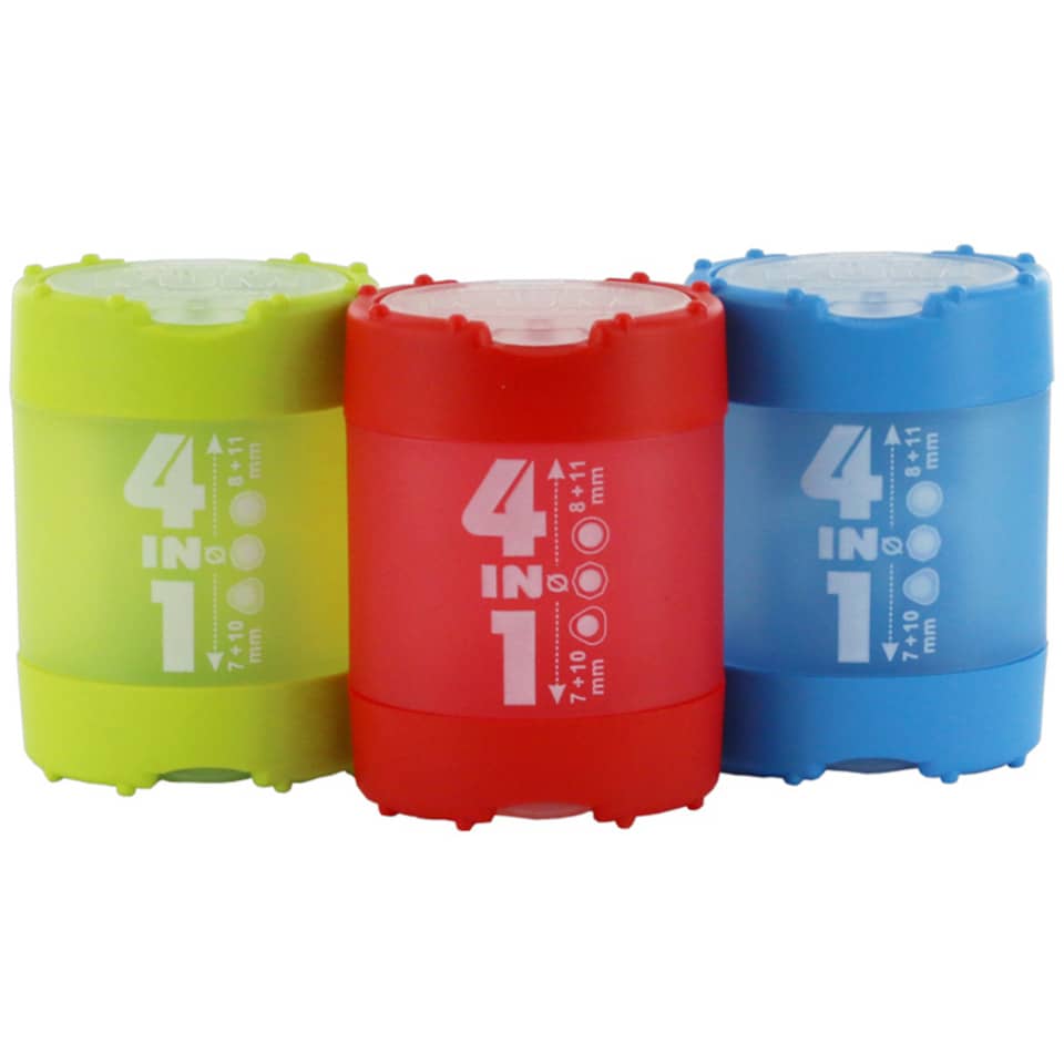 Stempelset, Wortmarken, 4-in-1, Spaß-Formen, Kunststempel