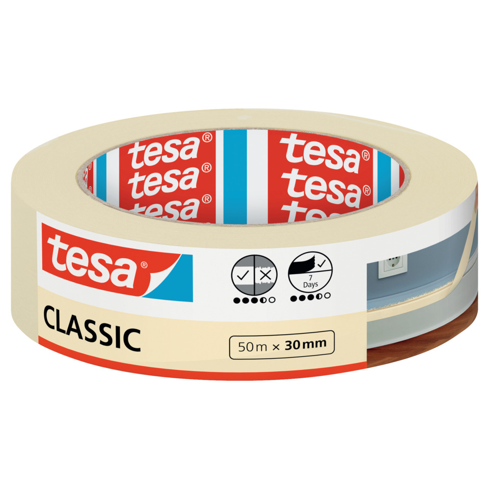 Klebeband, Tesafilm, Classic, 50 m, 30 mm