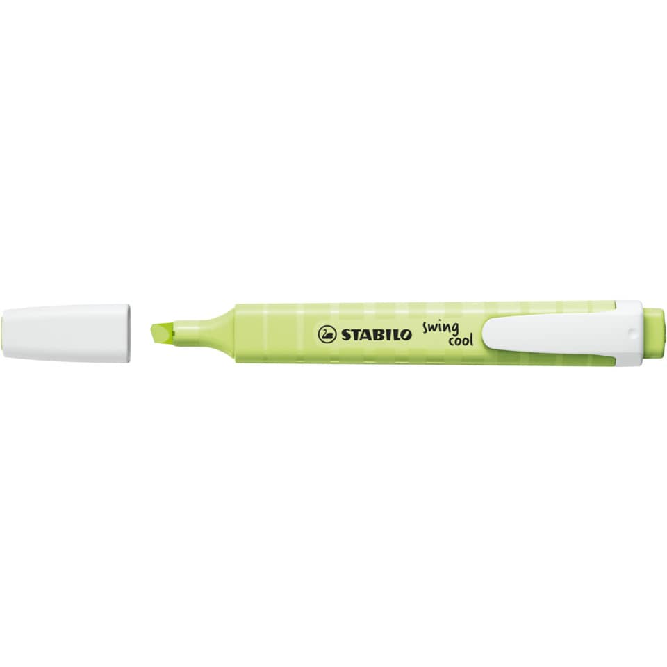 highlighter, marker, grün, doppelseitig, stabilo