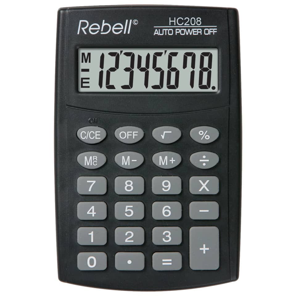 Taschenrechner, Elektronische Rechenmaschine, Display, Tastatur, mathematischer Rechner