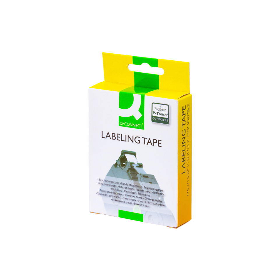 Labeling tape, Tape box, Label tape, P-Touch compatible, Green white box