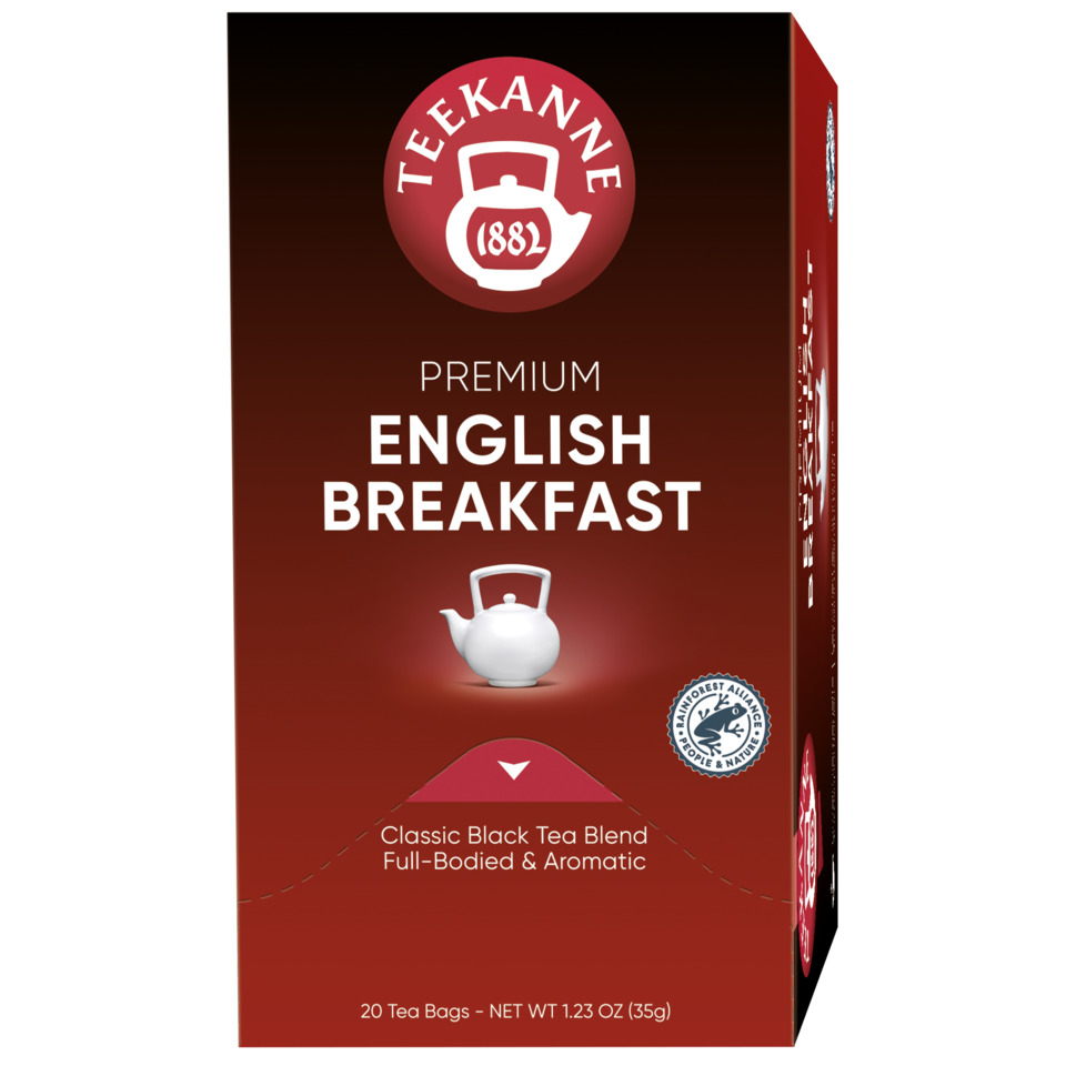tee, schwarzer tee, englisches frühstückstee, teesäcke, 35g