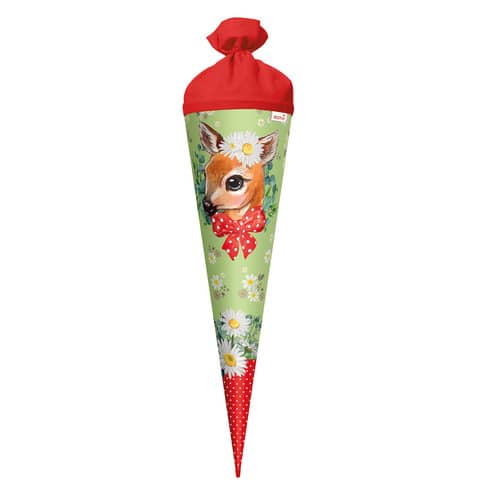 Schultüte, Reh, 70cm, Filzverschluss ROTH 677456