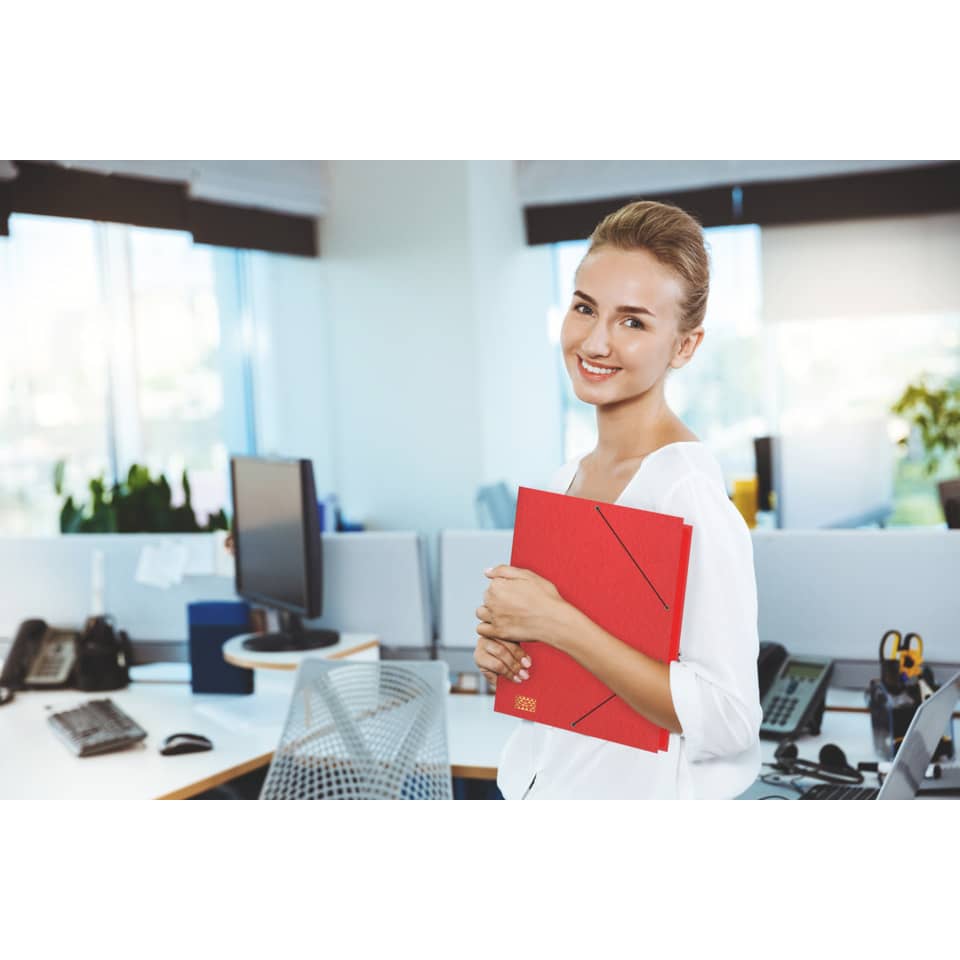 office, frau, rotes notizbuch, dokumente, arbeitsplatz