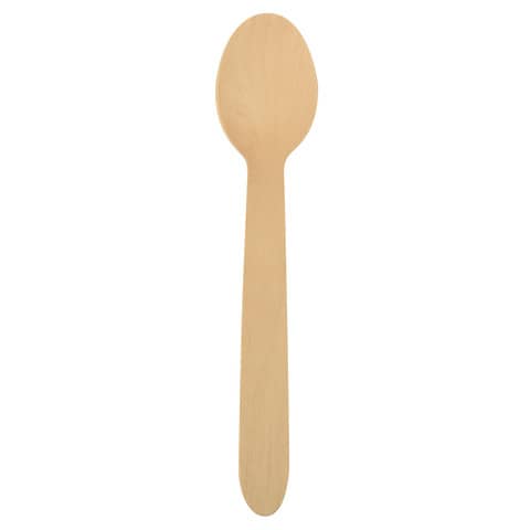 Holzlöffel Pure, 15,7cm, 100 Stück, braun PAPSTAR 18249