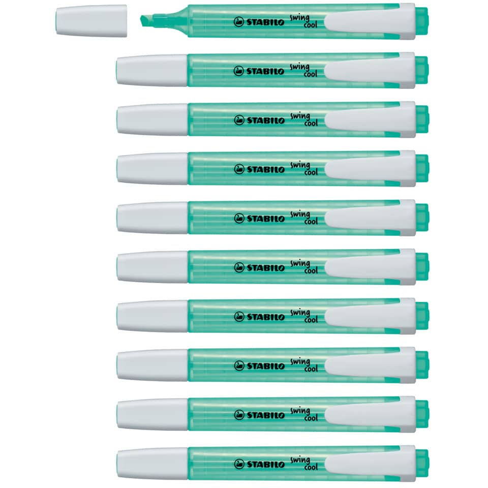 Flüssigmarker, Whiteboardmarker, turquoise, Stabilo, Kappenmarker