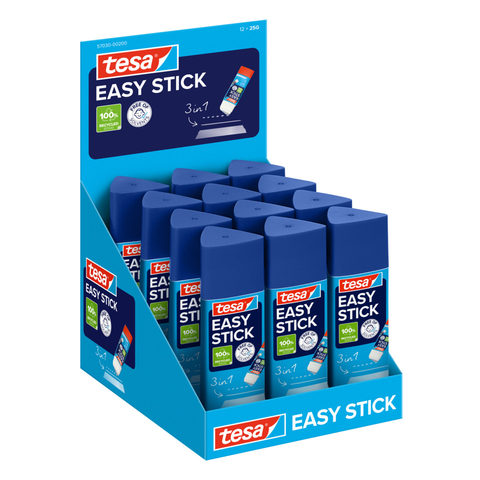Klebstift, Klebestift, Erasenstift, 3in1, Schmierfrei