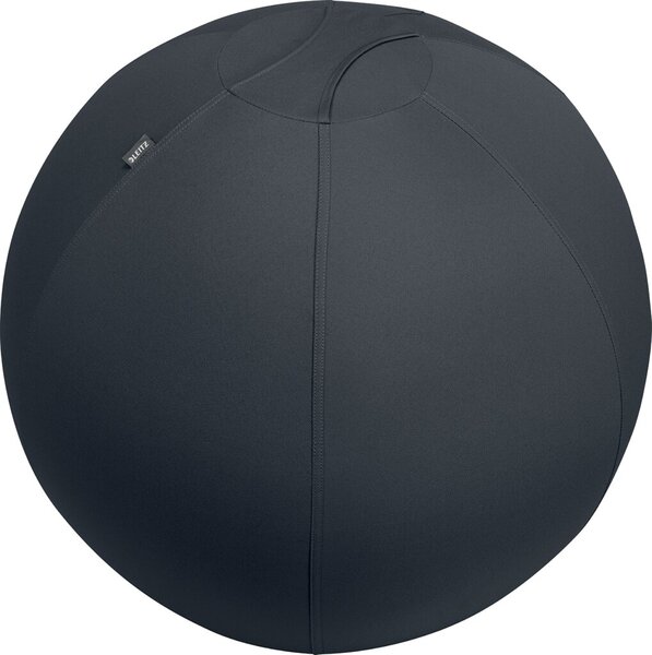 Sitzball Active 65 cm Anti Roll, für eine Körpergröße von 156 bis 180 cm, waschbarer Bezug, samtgrau