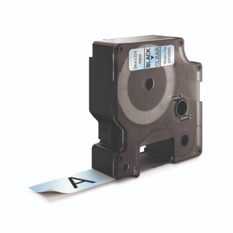 Schriftband, 19mmx7m, transparent/schwarz DYMO S0720820