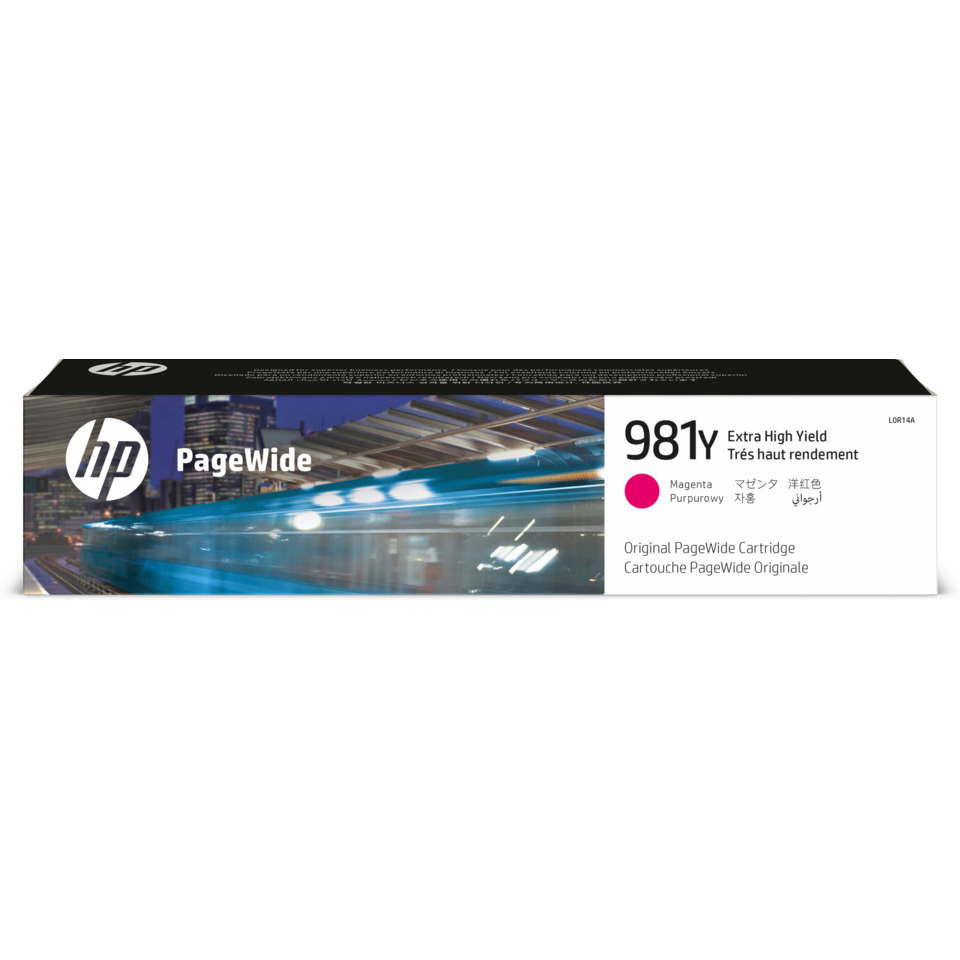 PageWide, Tintenpatrone, Magenta, 981Y, HP