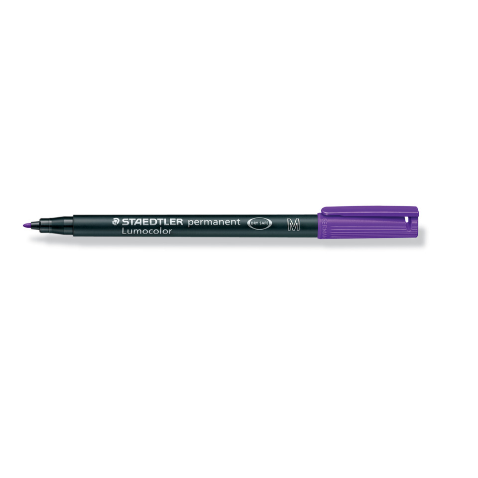 Lumoscolor, Marker, Permanent, Purple, Pen tip