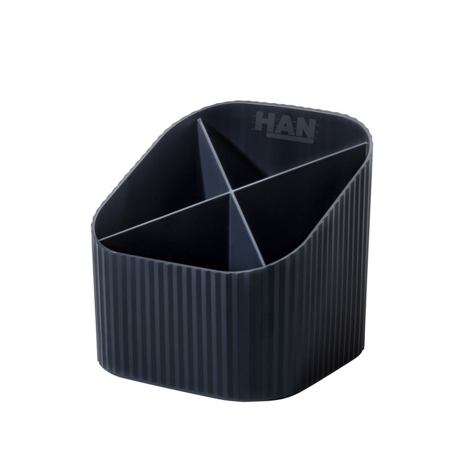 Schreibtisch-Organizer, Ordnerdivider, Quadrant-Teilung, Kartenhalter, Gummi-Container