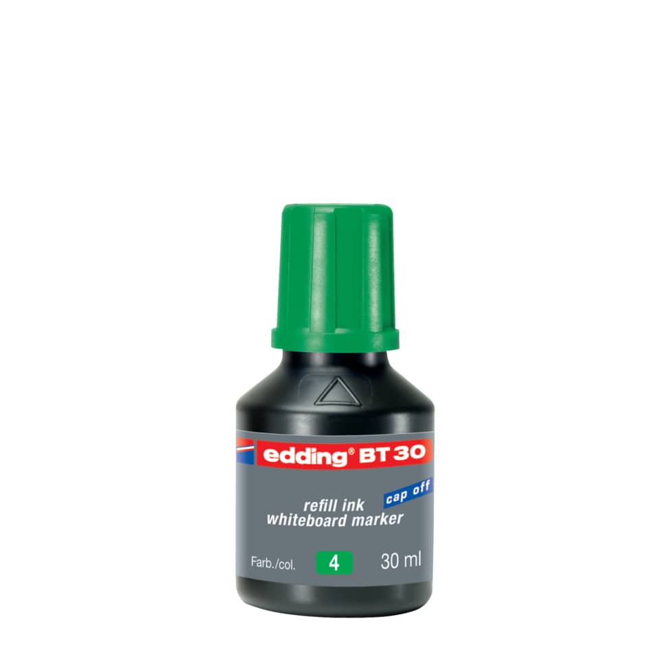 whiteboard marker, Tintenflasche, Nachfüllflasche, grüner Deckel, 30 ml