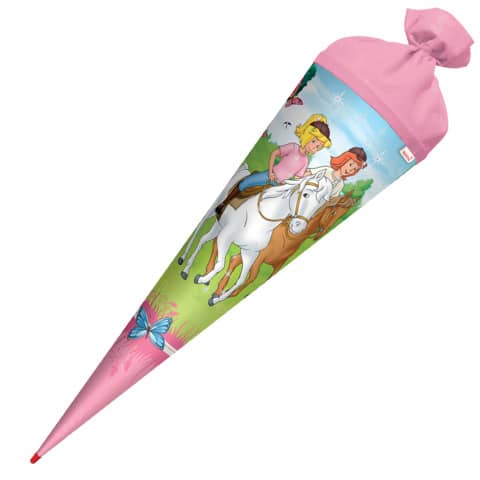 Schultüte, Bibi & Tina-Pferdefreunde, 70cm, Filzverschluss ROTH 677304