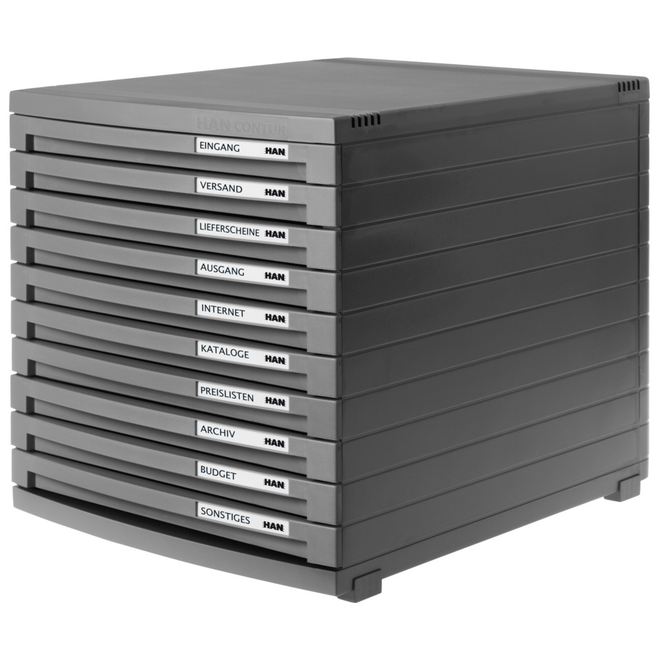 Schubladenschrank, Aktenbox, Ablagebox, Dokumentenschrank, Organizer