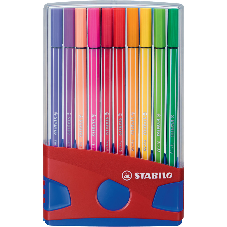 Markerpen, Stabilo, Filzstifte, bunt, Set