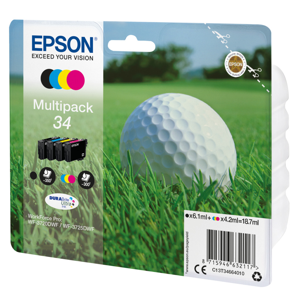 Golfball, Whiteball, Tintenpatrone, Druckerzubehör, Multicomp-Pack