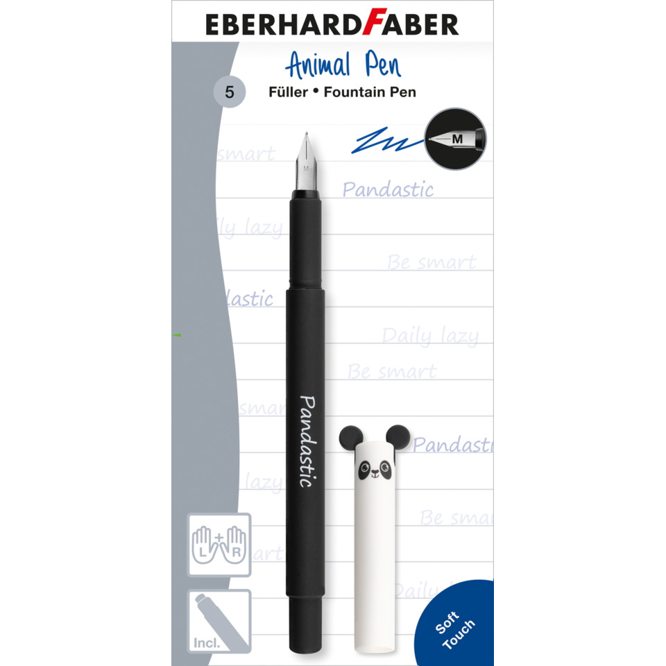 Fountain pen, Panda pen, Schwarz, Schreibgerät, Kleinstamper?