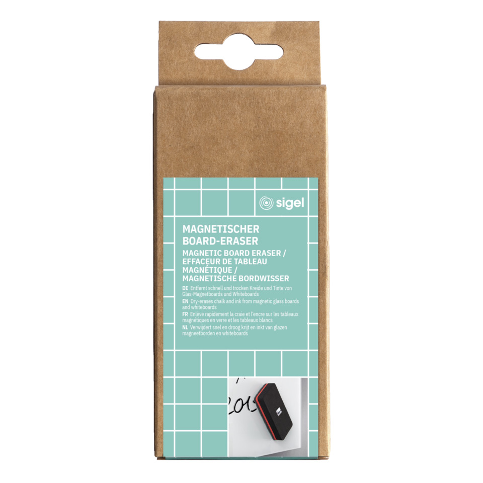 Magnetic board eraser, Board eraser, Magnetischer Radiergummi, Whiteboard-Radierer, Sigel Produkt
