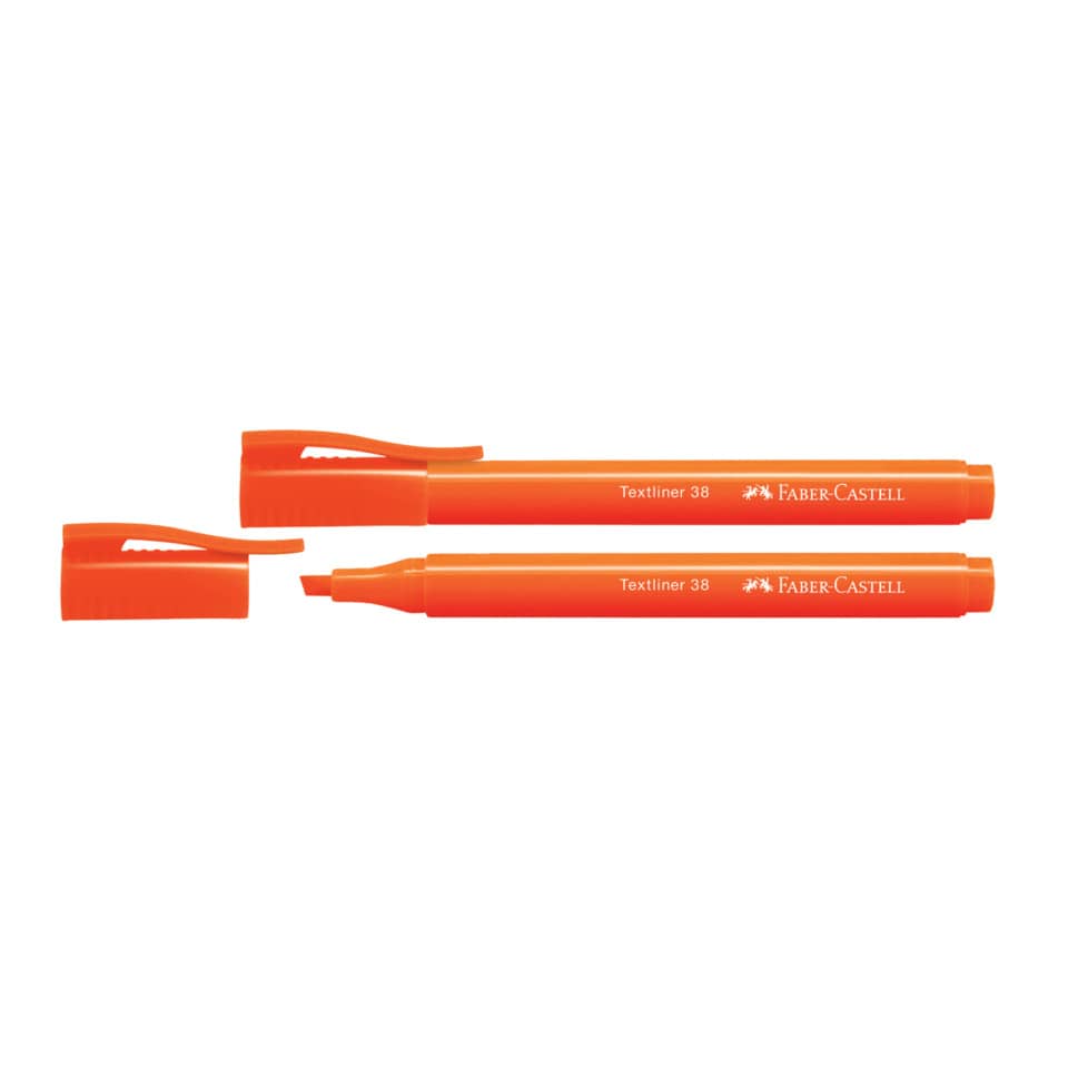 Textmarker, Marker, Orange, Dualtip, Faber-Castell