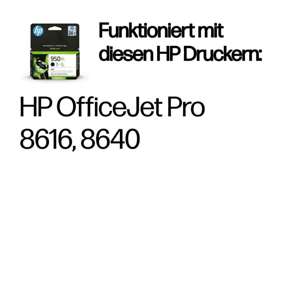 Tintenpatrone, HP Tintenpatrone, XL Größe, Druckerzubehör, Farbtöne