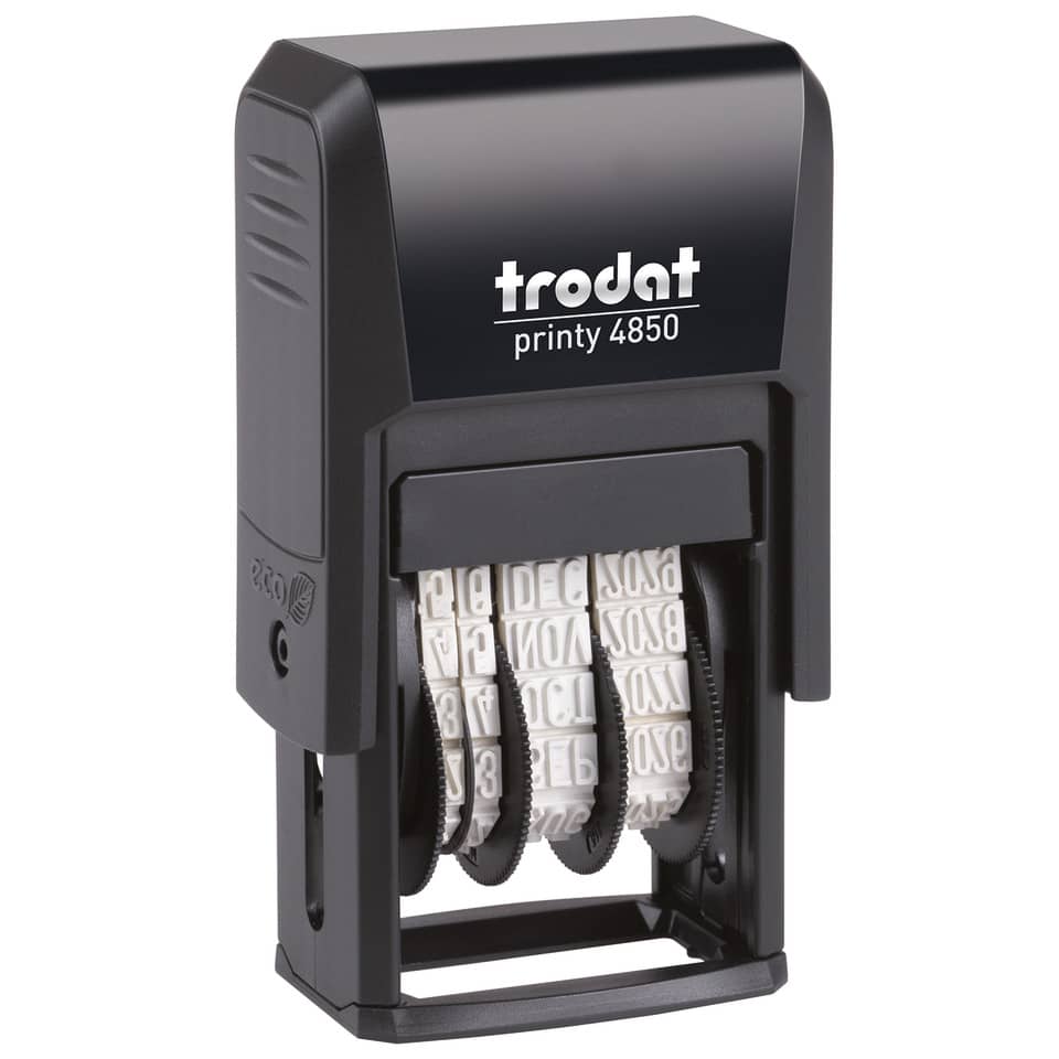 stempel, Tinte, Ziffernrad, Rollenstempel, Beidruckt