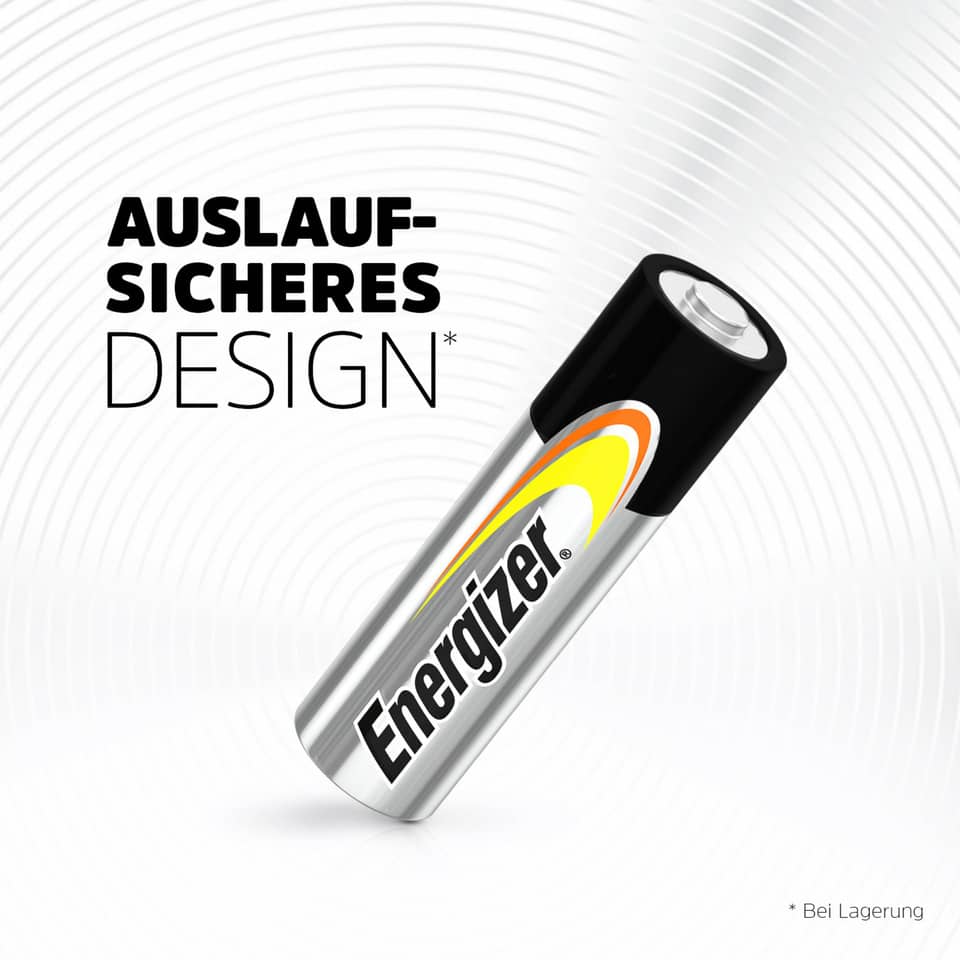 Batterie, AA, Lithium, Schwarz, Energetizer