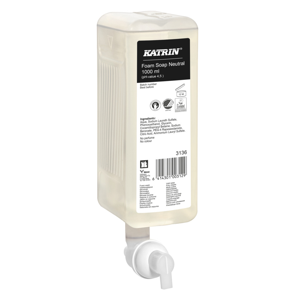 Katrin, Schaumseife, Seifenspender, Neutral, 1000 ml