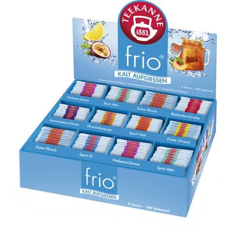 Tee frio Collection Box, 180x2,5g, 9-fach sortiert, TEEKANNE 7807
