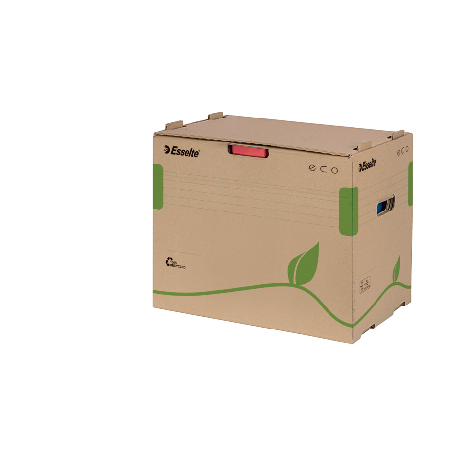 Kartonbox, Öko-Verpackung, Umweltfreundlich, Kartonbox mit Grünschrift, Recyclebar