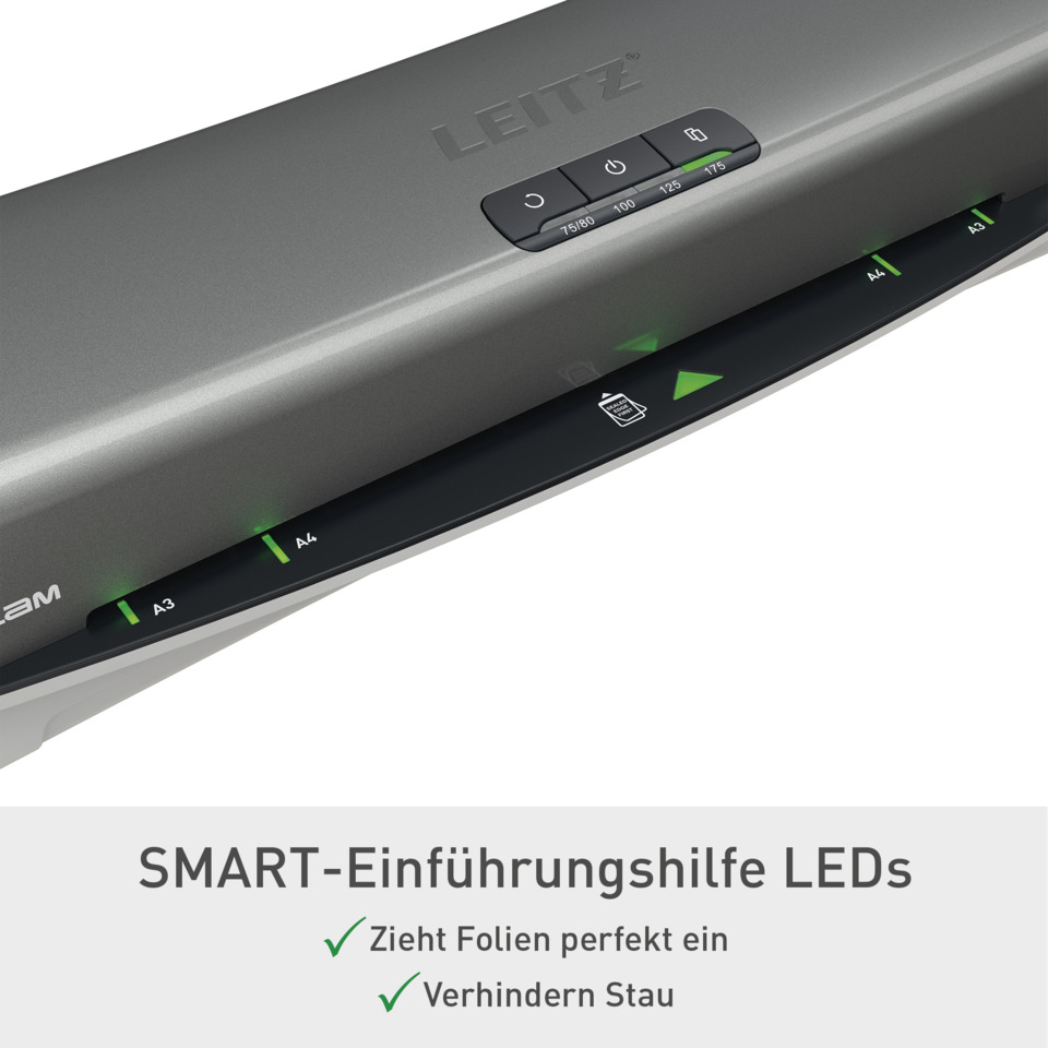 Leitz, Schneidemaschine, LED-Display, A4-A4, Smart-Einführungshilfe