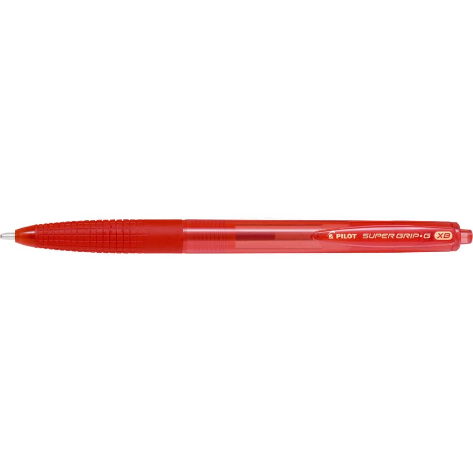 Kugelschreiber, Gelpapier-Kugel, Schreibgerät, roter Stift, Gummi-Griff